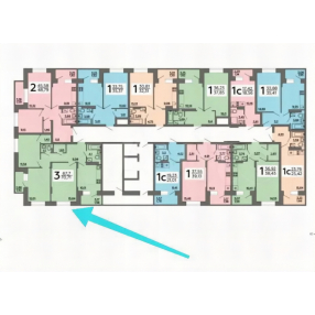 3-к. квартира, 67,7 м², 14/18 эт.